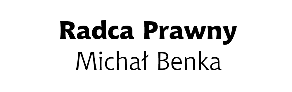 Michał Benka, radca prawny